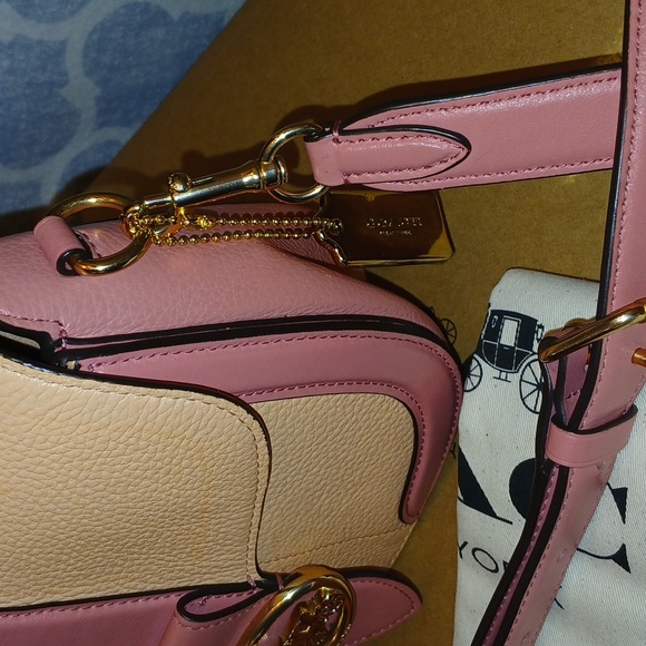 Coach georgie Saddle Bag Blush / Taffy - Picture 4 of 17